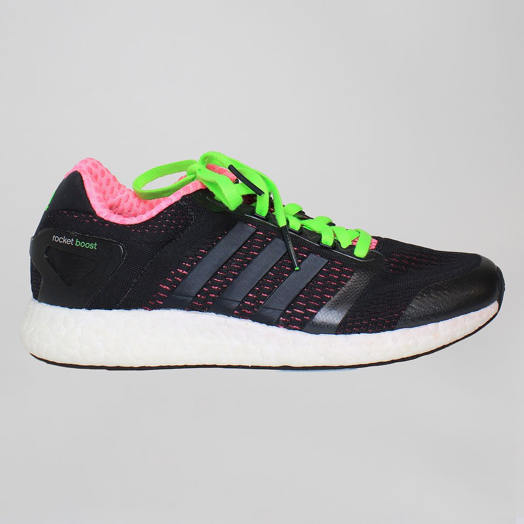 Adidas Rocket Boost Womens Black Running Trainers NO BOX