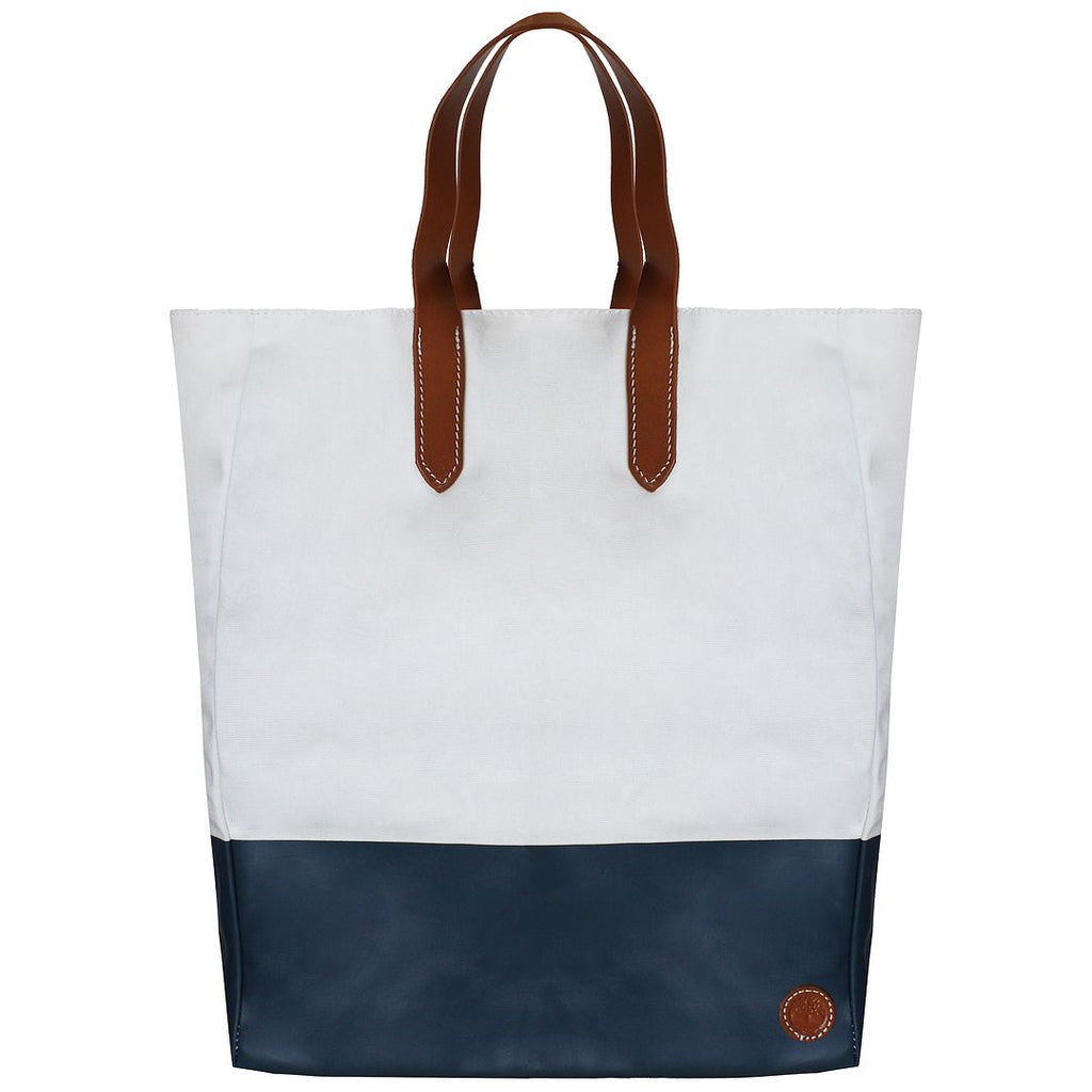 Timberland Logo Womens White/Blue Tote Bag