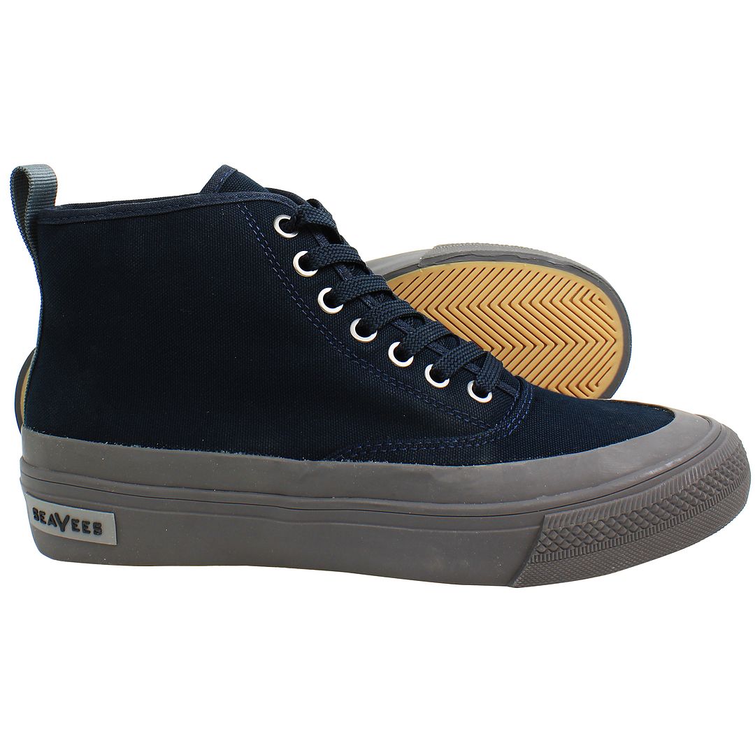 Seavees Mariners Mens Navy Boots