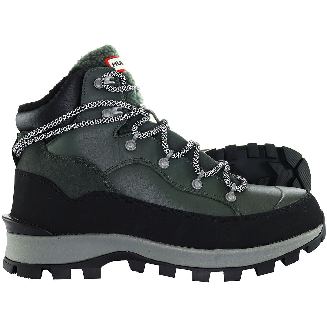 Hunter Explorer Mens Green/Black Boots