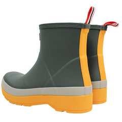 Hunter Play Short Mens Grey Wellington Boots