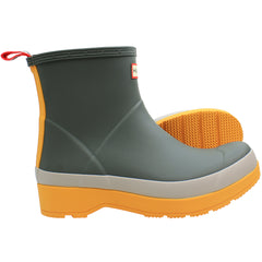 Hunter Play Short Mens Grey Wellington Boots