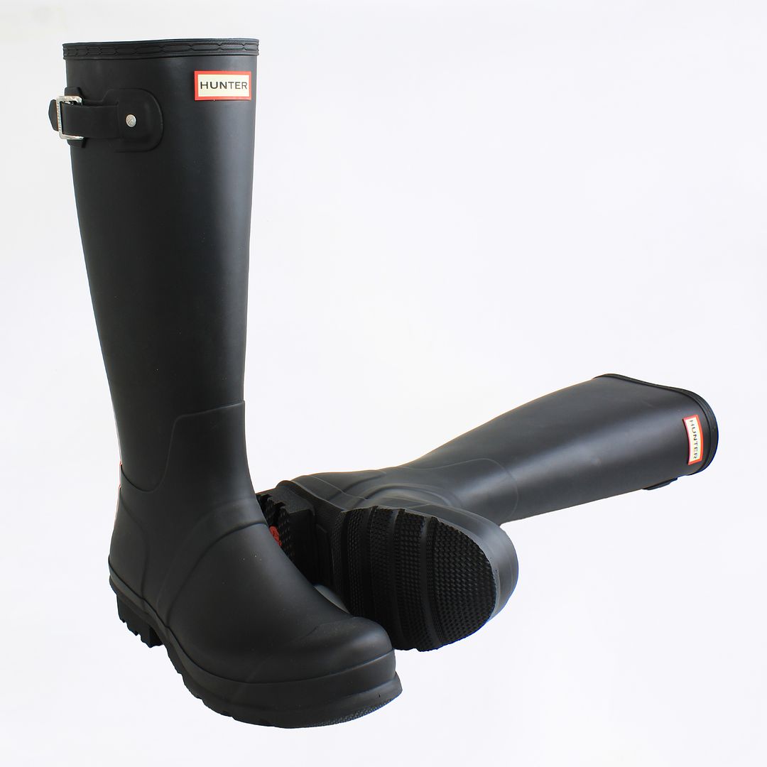 Hunter Original Tall Mens Black Wellington Boots NO BOX