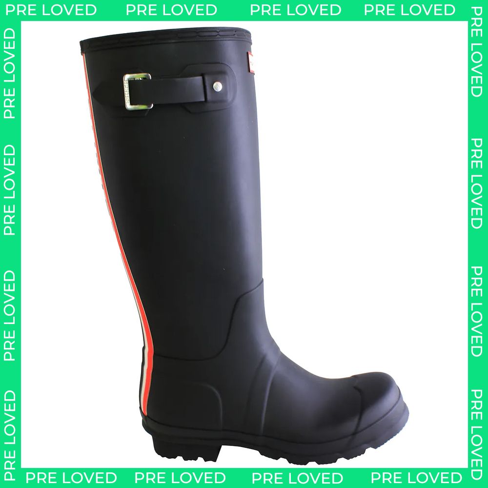 Hunter Original Tall Mens Black Wellington Boots NO BOX