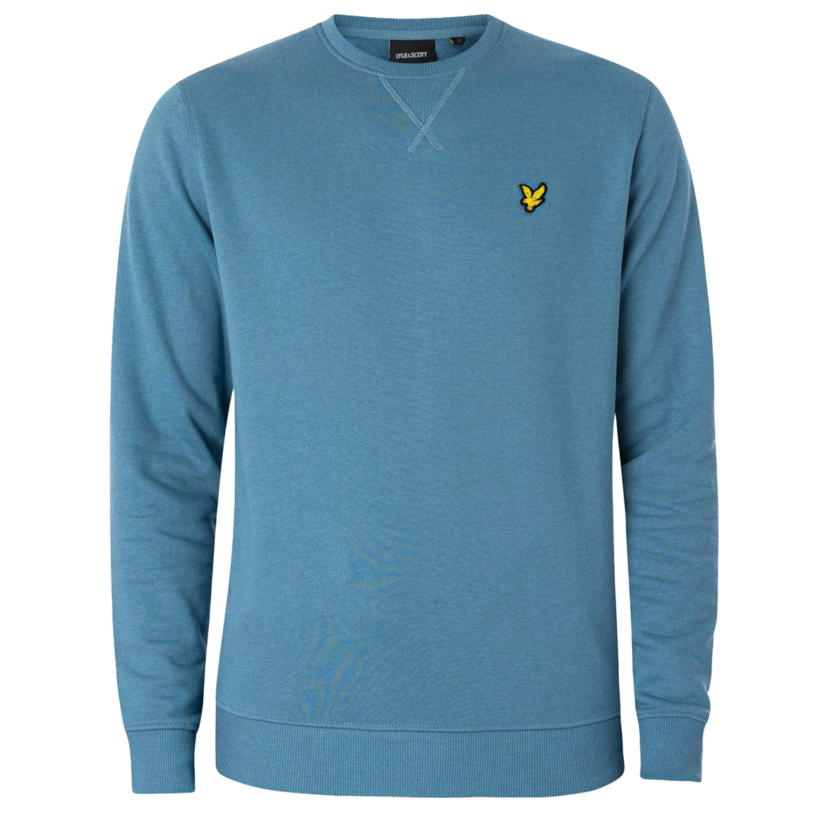 Lyle & Scott Logo Mens Blue Sweater