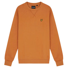 Lyle & Scott Logo Mens Orange Sweater