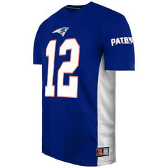 NFL Team Apparel New England Patriots Brady 12 Mens T-Shirt