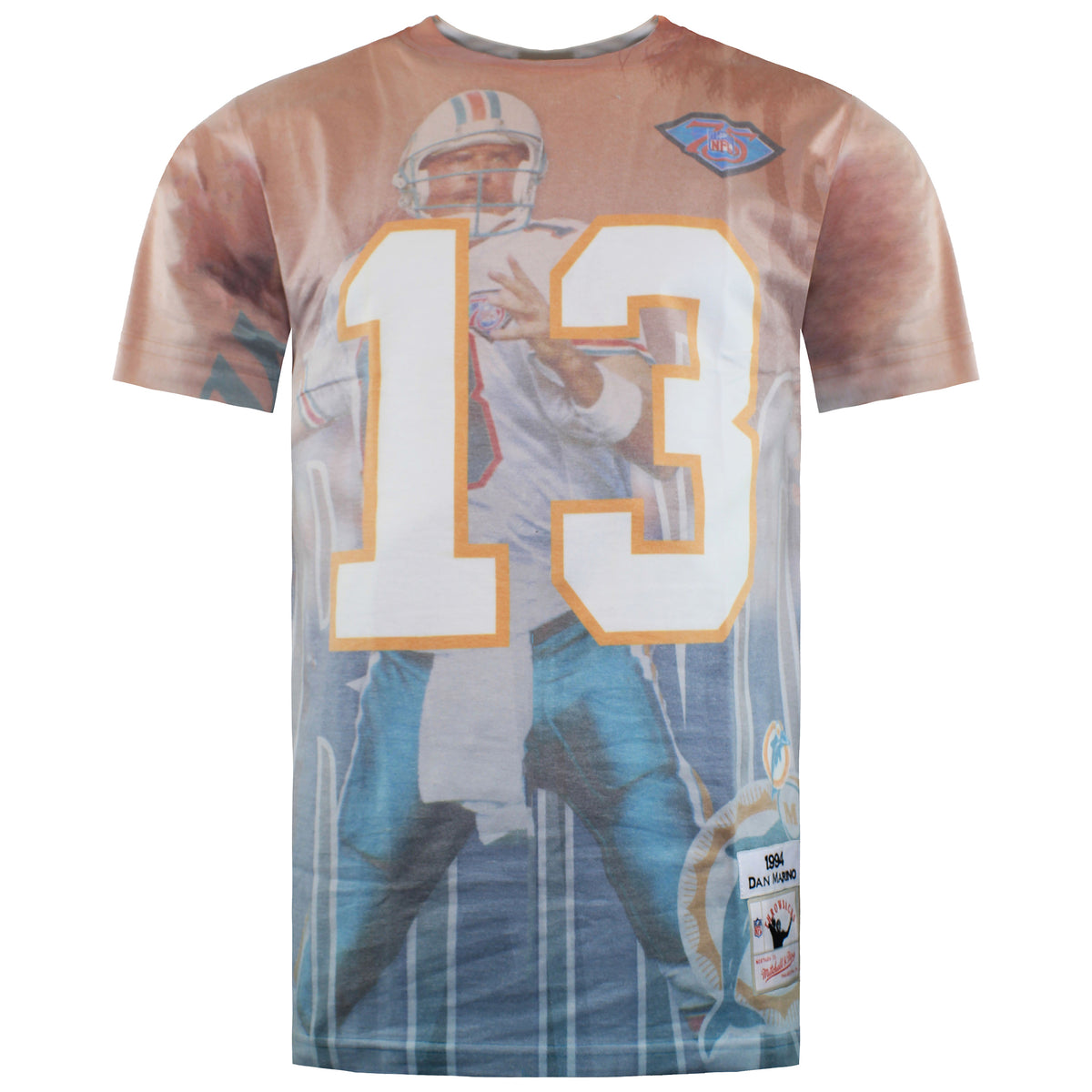 Mitchell & Ness City Pride Dan Marino Mens T-Shirt