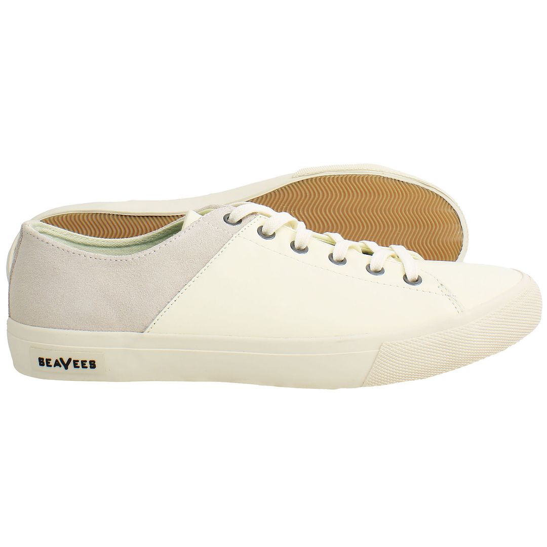 Seavees Monterey Mens White Shoes