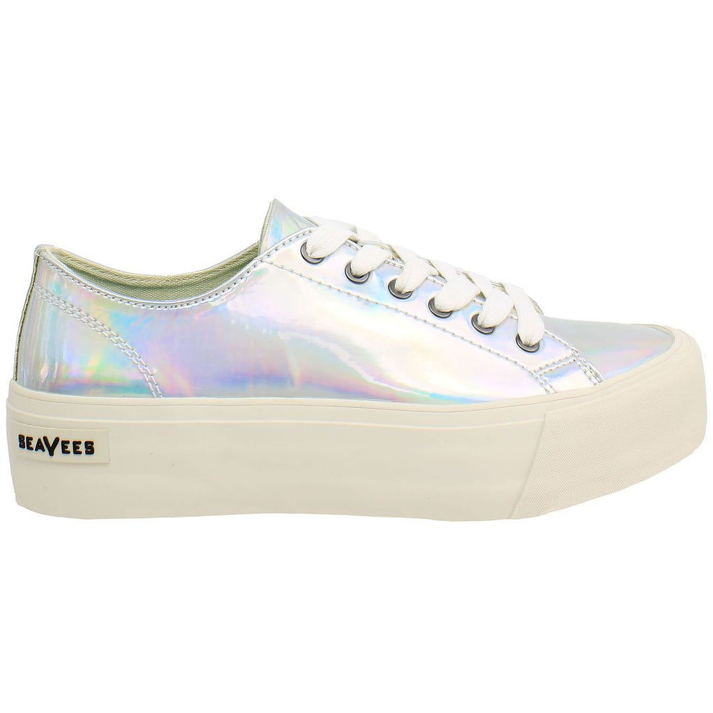 Seavees Monterey Platform Sun Valley Womens Silver Shoes