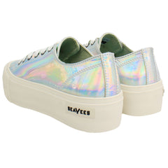 Seavees Monterey Platform Sun Valley Womens Silver Shoes