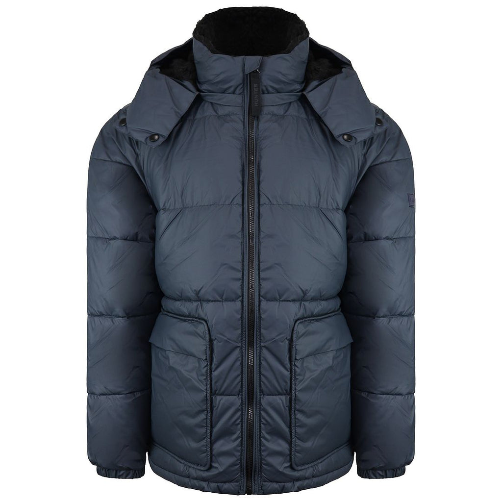 Hunter Intrepid Mens Navy Puffer Coat