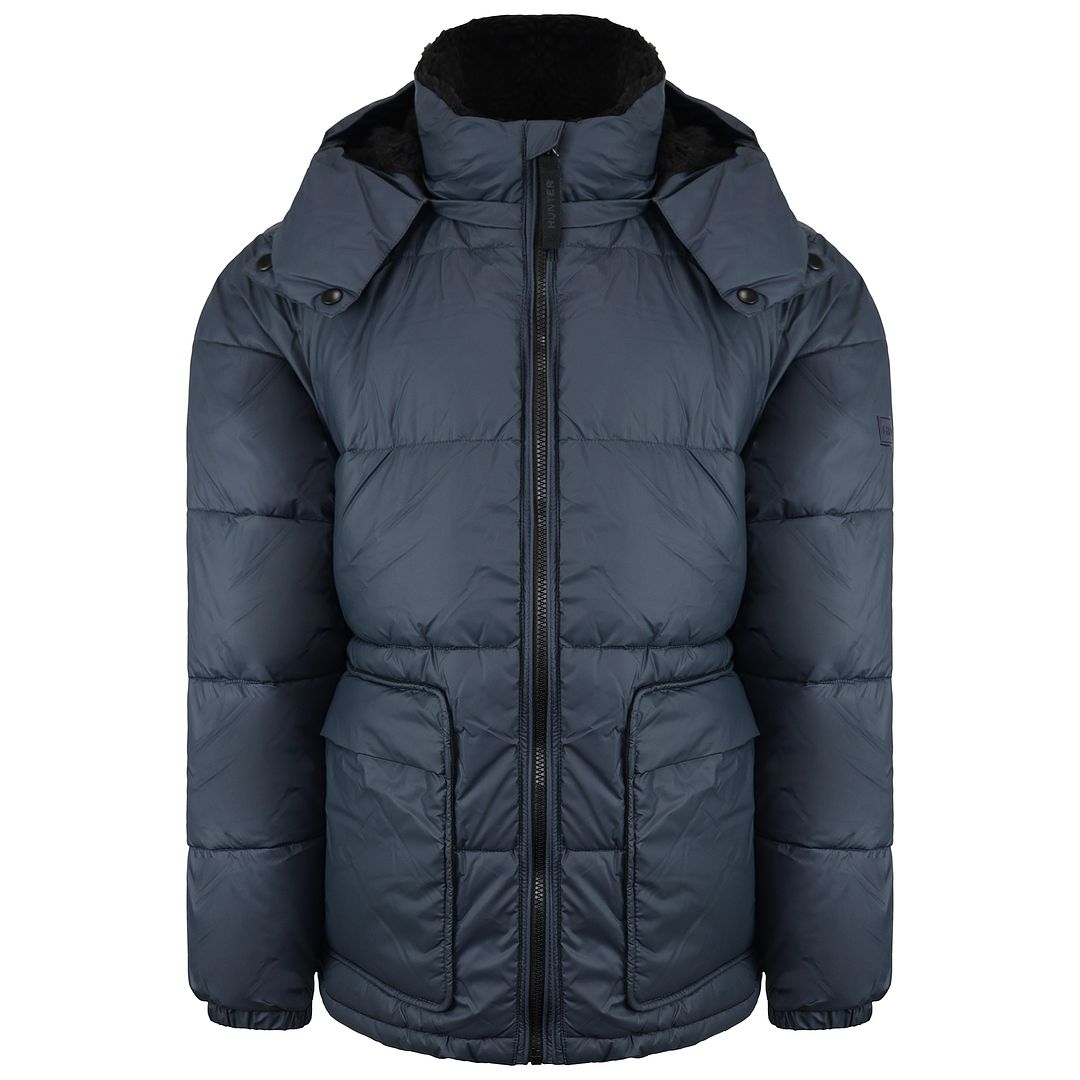 Hunter Intrepid Mens Navy Puffer Coat