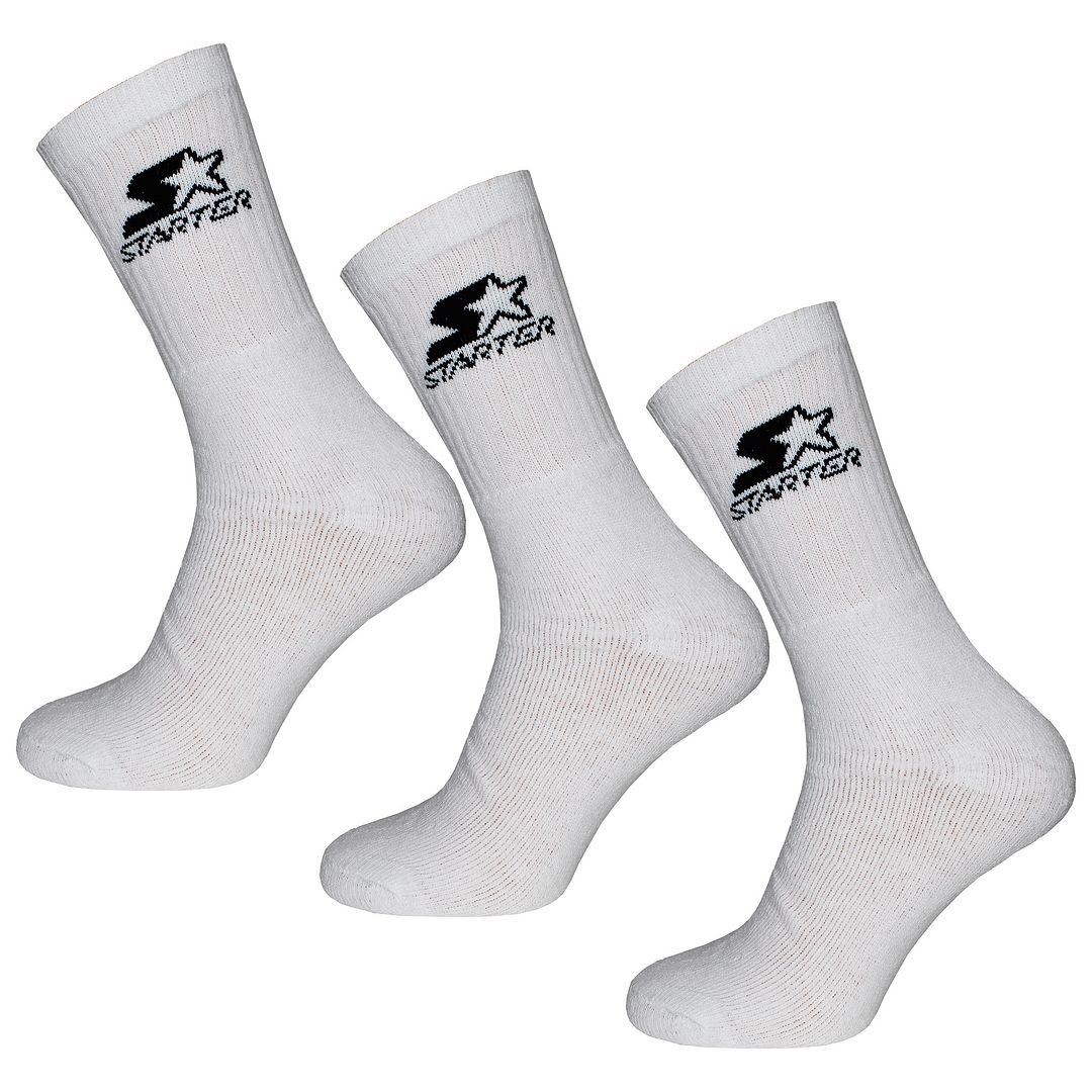 Starter 3-Pack Mens Crew Long Socks