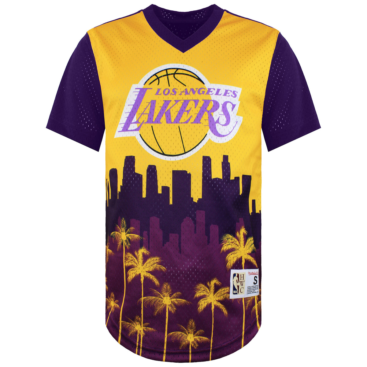 Mitchell & Ness Los Angeles Lakers Winning Short Mesh Mens T-Shirt