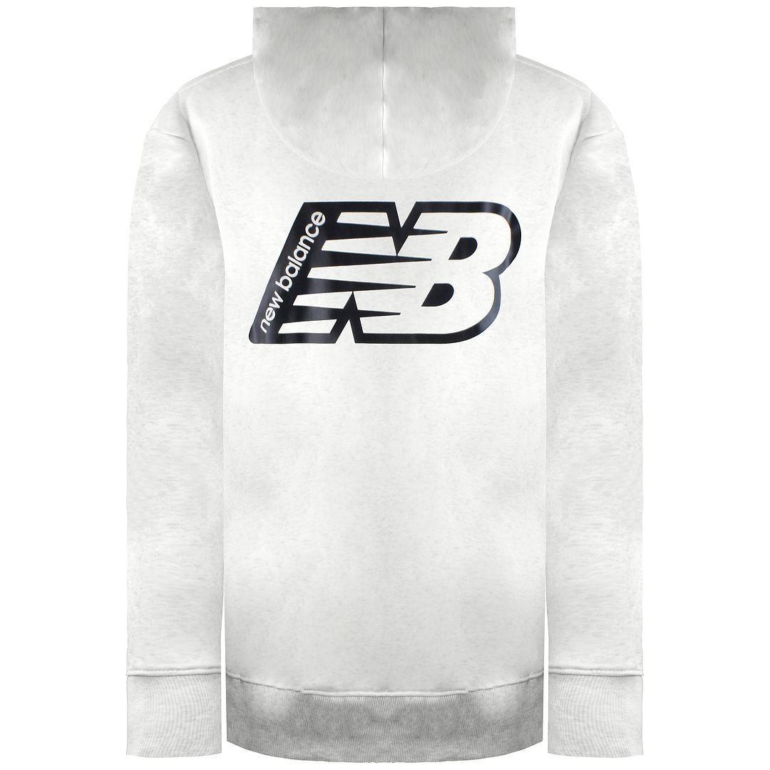 New Balance NB Essentials Mens Heather Grey Hoodie