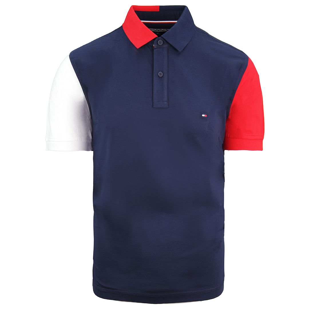 Tommy Hilfiger Colorblock Mens Polo Shirt