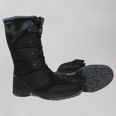 Merrell Monarch Tall Kids Black Boots DIRTY