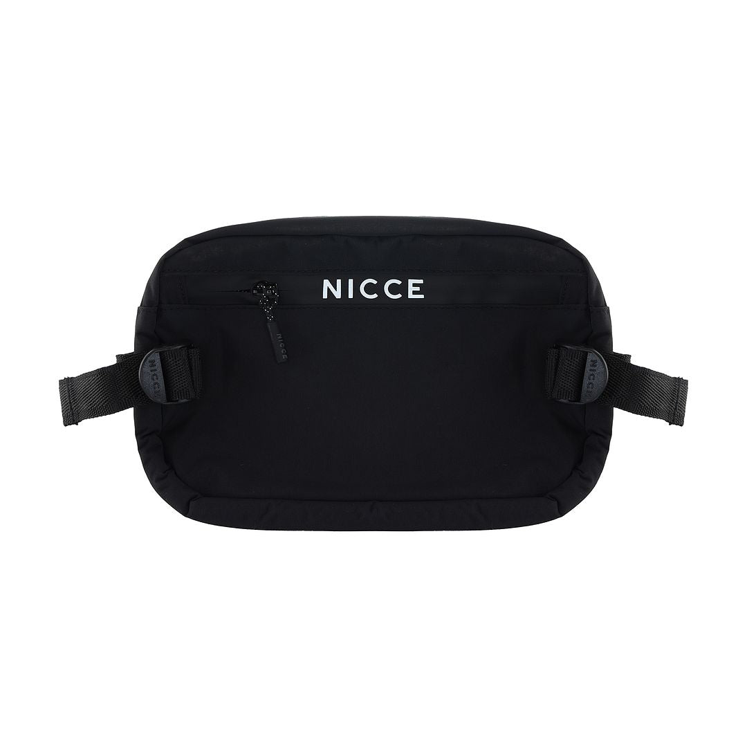 Nicce Logo Kicker Mens Black Crossbody Bag