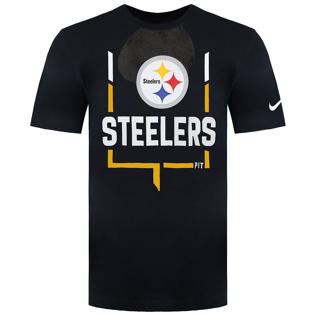 Nike NFL Pittsburgh Steelers Legend Goal Post Mens Black T-Shirt