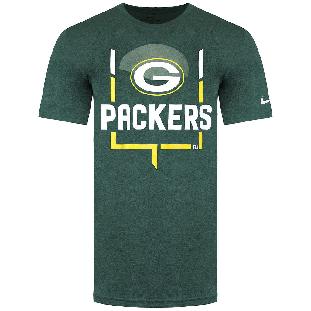 Nike NFL Green Bay Packers Legend Goal Post Mens Green T-Shirt