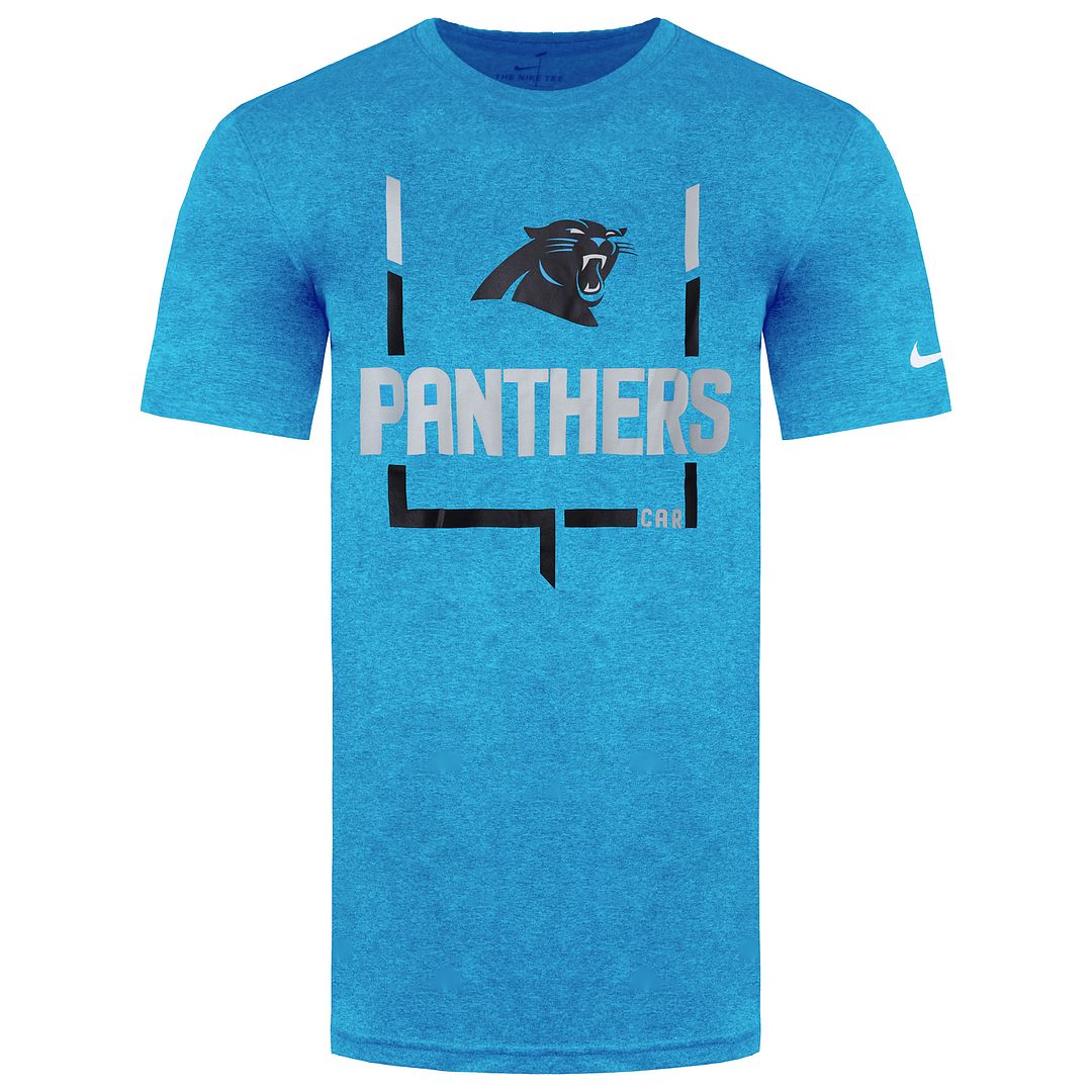 Nike NFL Carolina Panthers Legend Goal Post Mens Blue T-Shirt