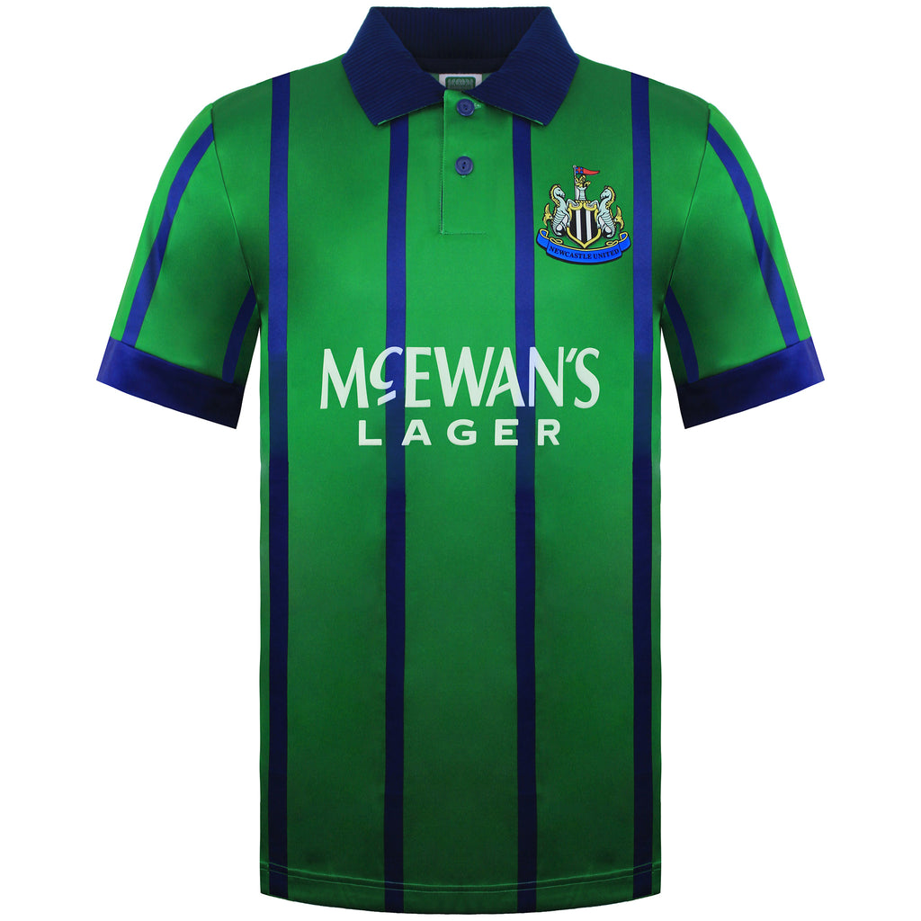 Castore Newcastle United 1995 3rd Mens Green Polo Shirt