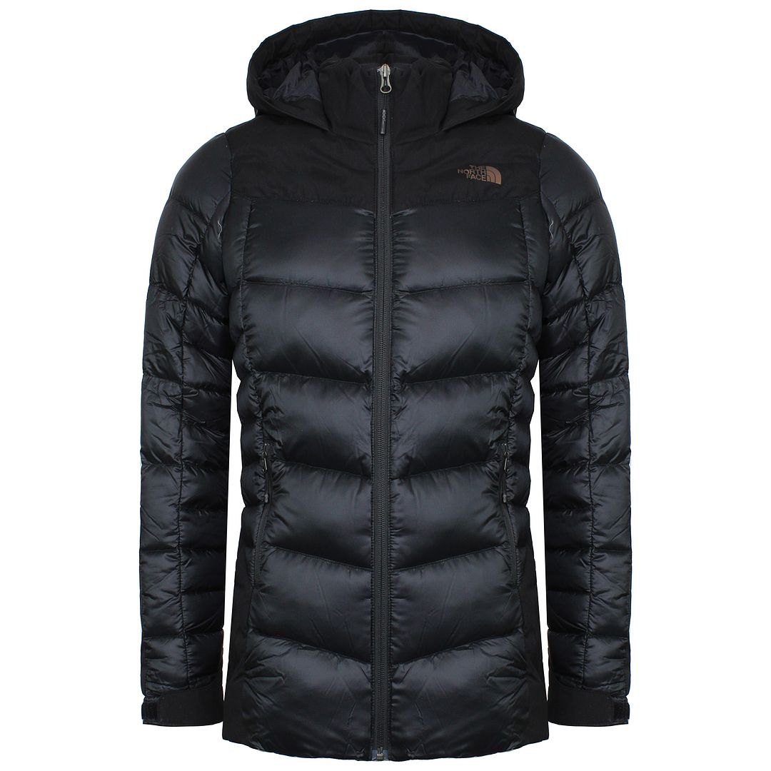 The North Face Storm Womens Black Down Hooded Jacket