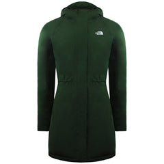 The North Face Recycled Brooklyn Womens Green Parka Jacket