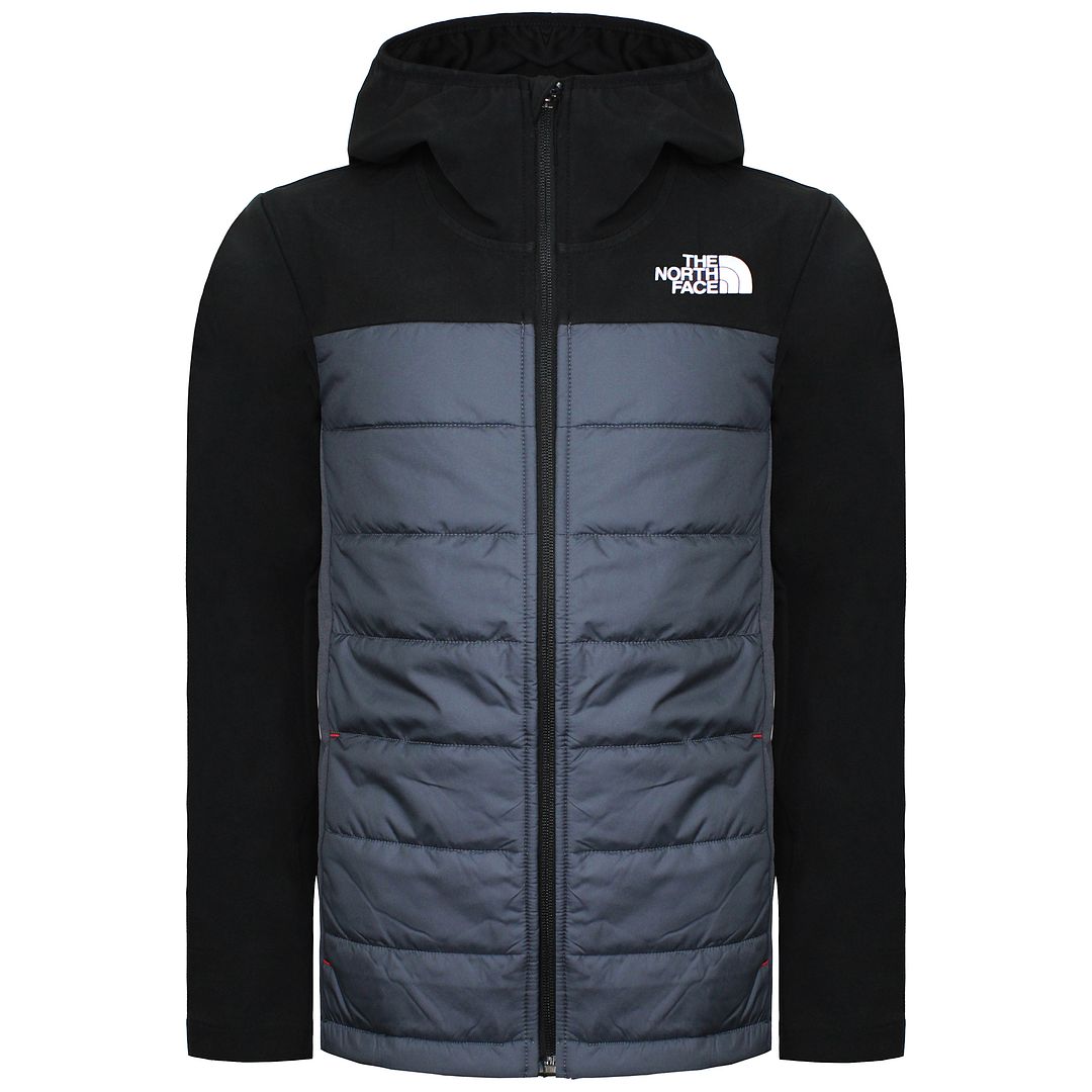 The North Face Hybrid Wadded Kids Black Jacket