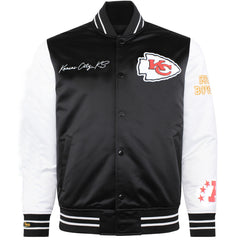 Mitchell & Ness NFL Kansas City Chiefs Mens Satin Bomber Jacket