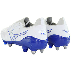 Mizuno Morelia Neo III Beta Elite SG Pro Mens White Football Boots