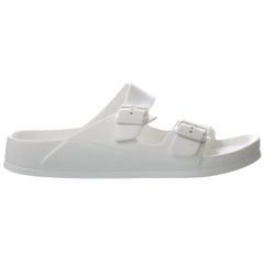 Penguin Heatwave Mens White Sliders