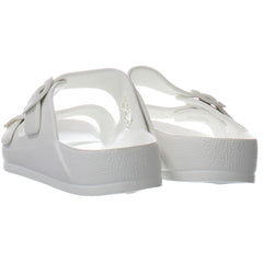 Penguin Heatwave Mens White Sliders