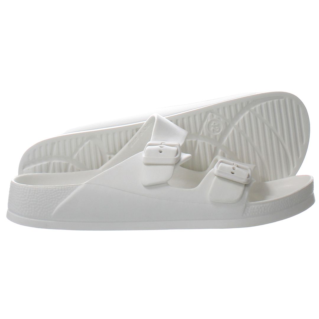 Penguin Heatwave Mens White Sliders