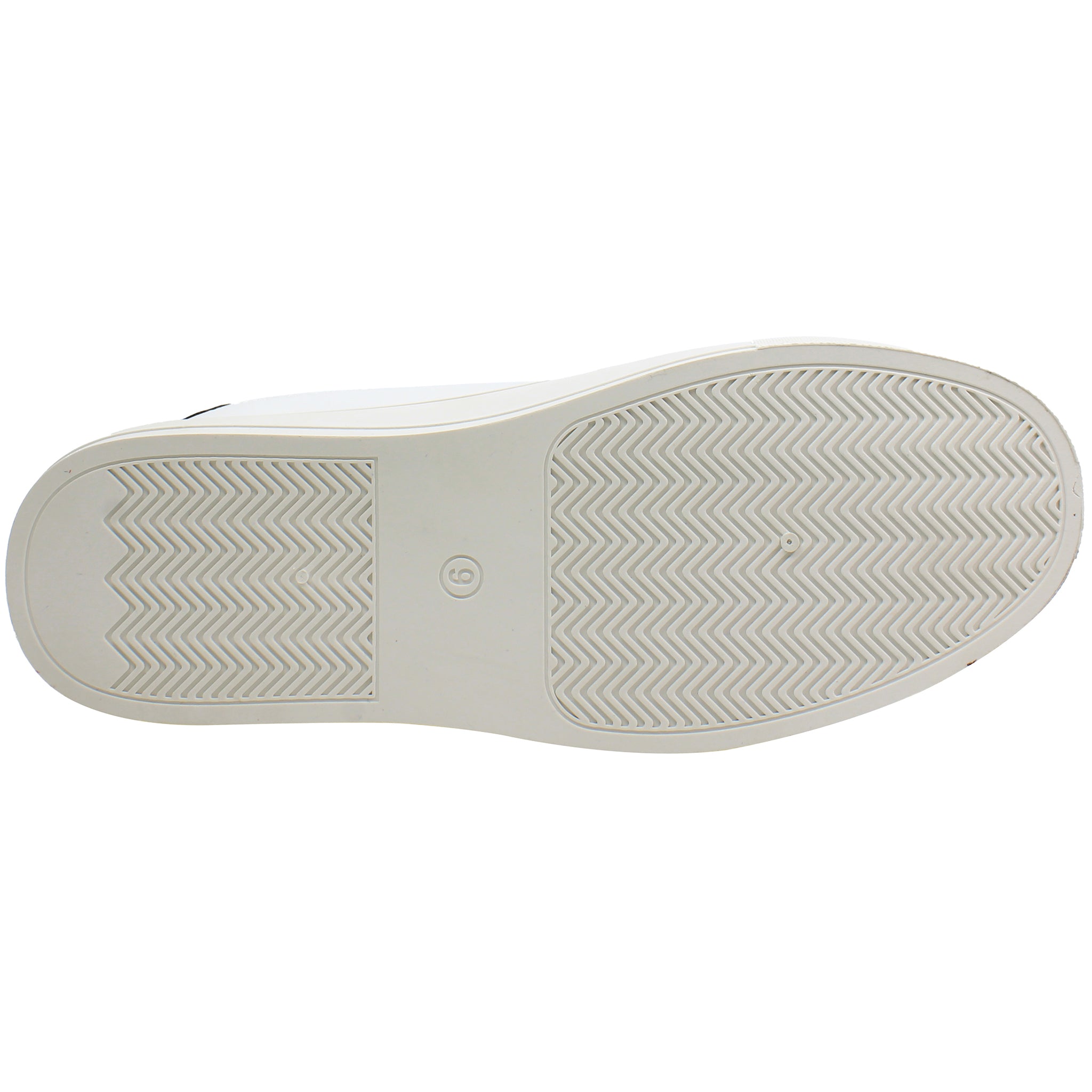 Penguin Arrow Mens White Trainers