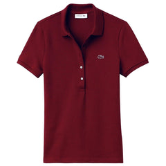 Lacoste Logo Womens Red Polo Shirt