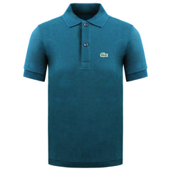 Lacoste Logo Kids Teal Polo Shirt