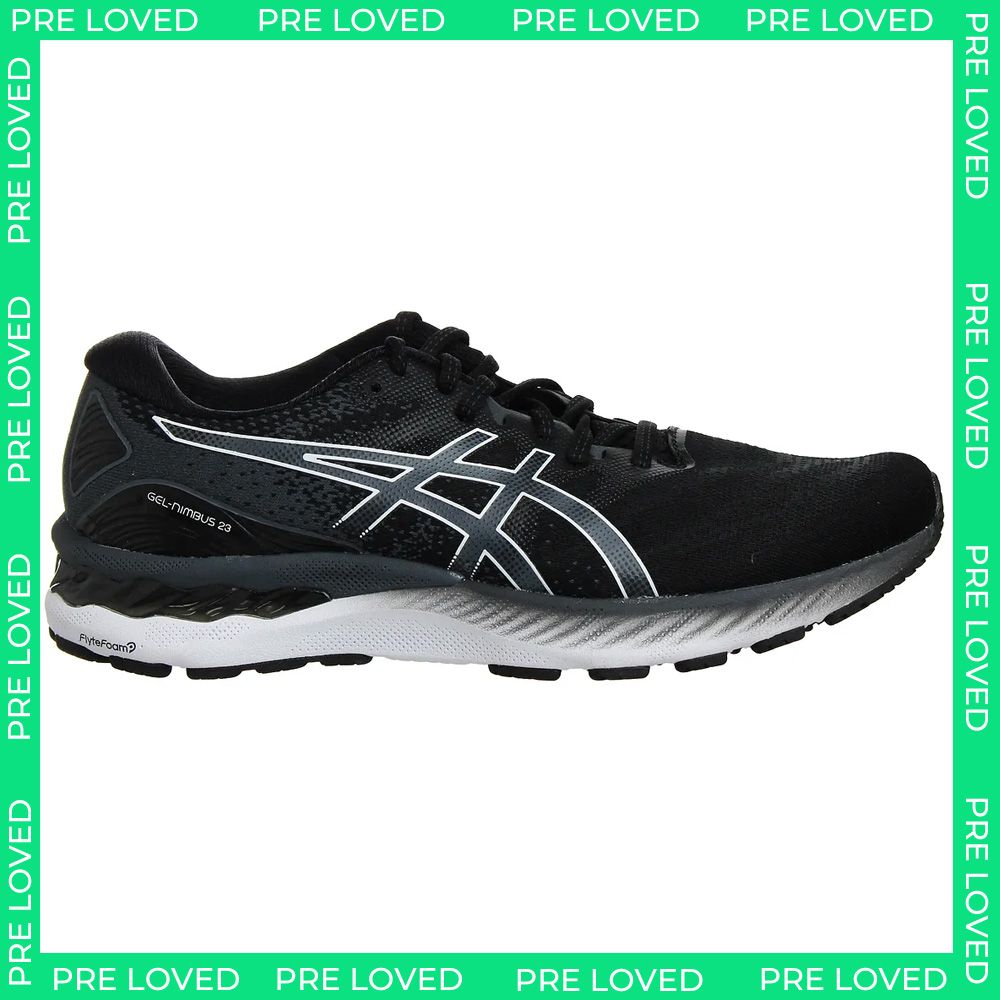 Asics Gel-Nimbus 23 Mens Black Running Shoes NO BOX