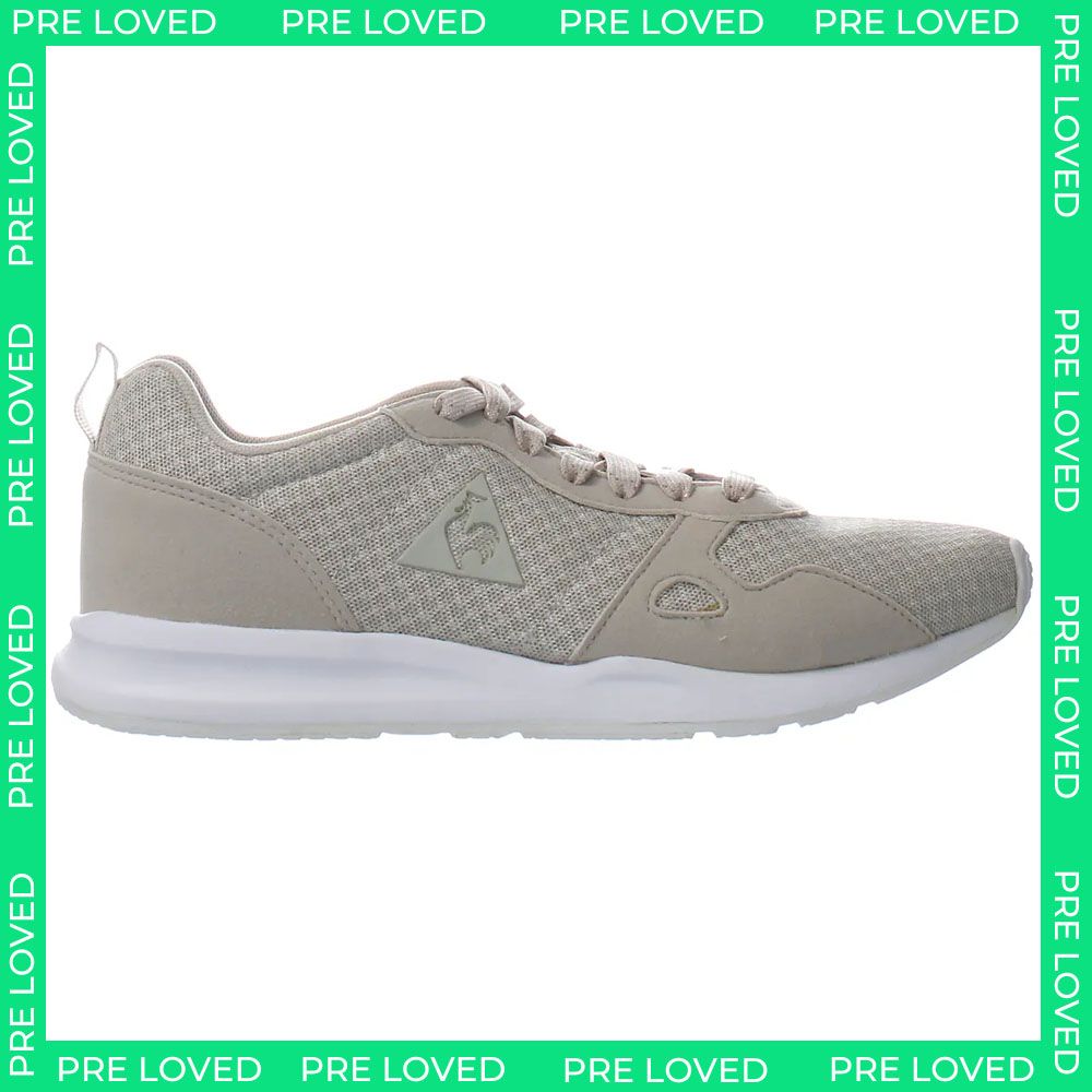 Le Coq Sportif LCS R600 Feminine Mesh Womens Beige Trainers NO BOX