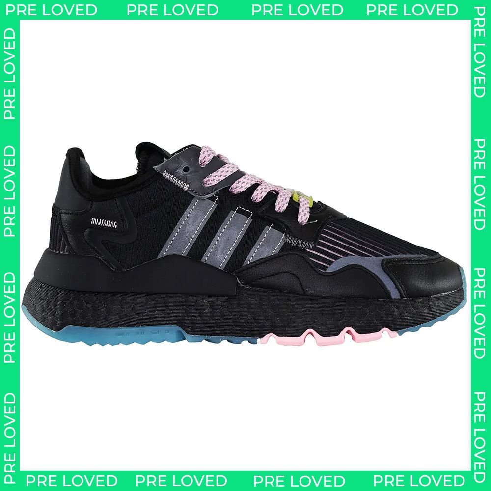 Adidas Ninja Nite Jogger J Kids Black Trainers NO BOX