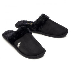 Ralph Lauren Summit Scuff II Black Womens Slippers