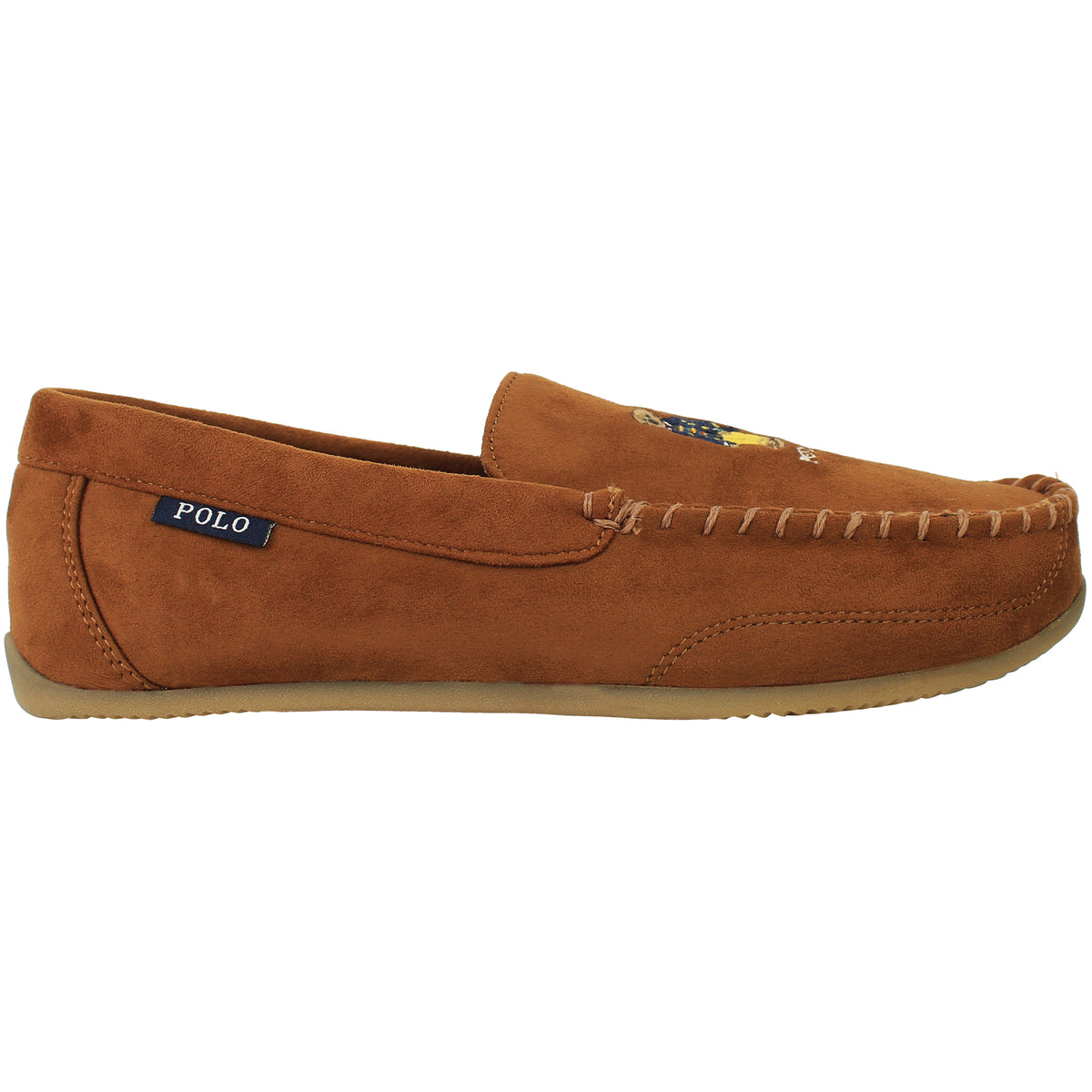 Ralph Lauren Snuff Declan Bear Mens Brown Slippers