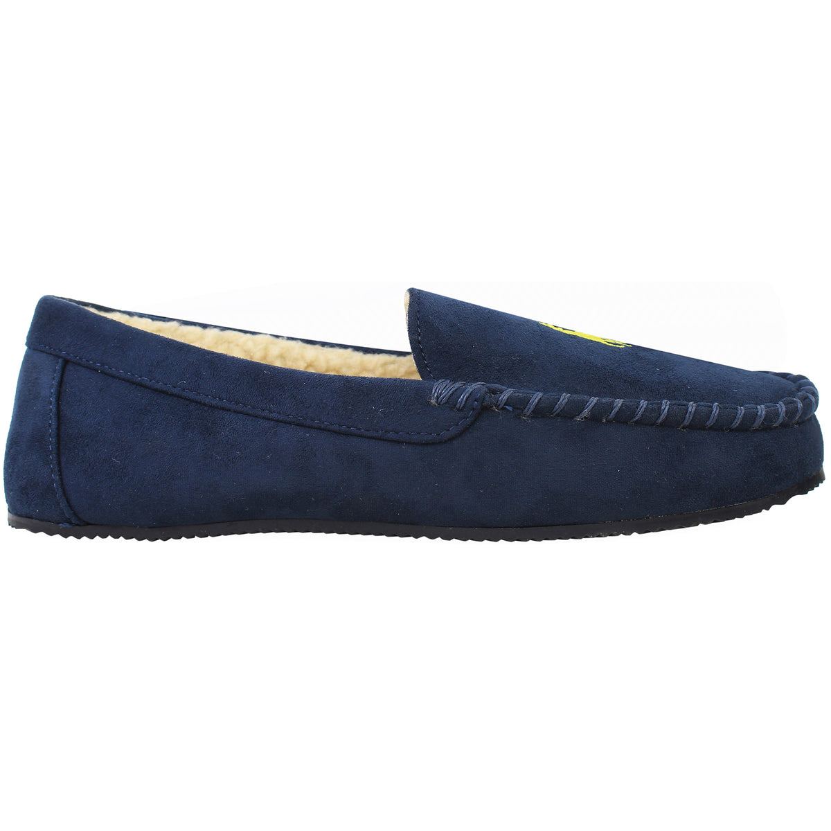 Ralph Lauren Dezi IV Mens Navy Moccasin Slippers