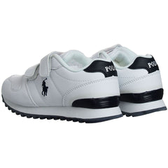 Ralph Lauren Oryion EZ Kids White Trainers