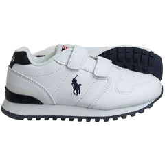 Ralph Lauren Oryion EZ Kids White Trainers