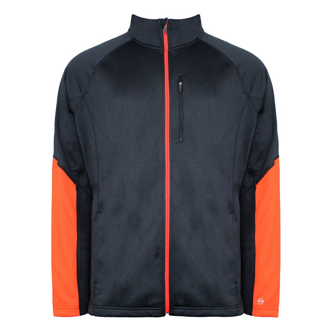 Rossignol Pro Team Mens Black/Orange Track Jacket