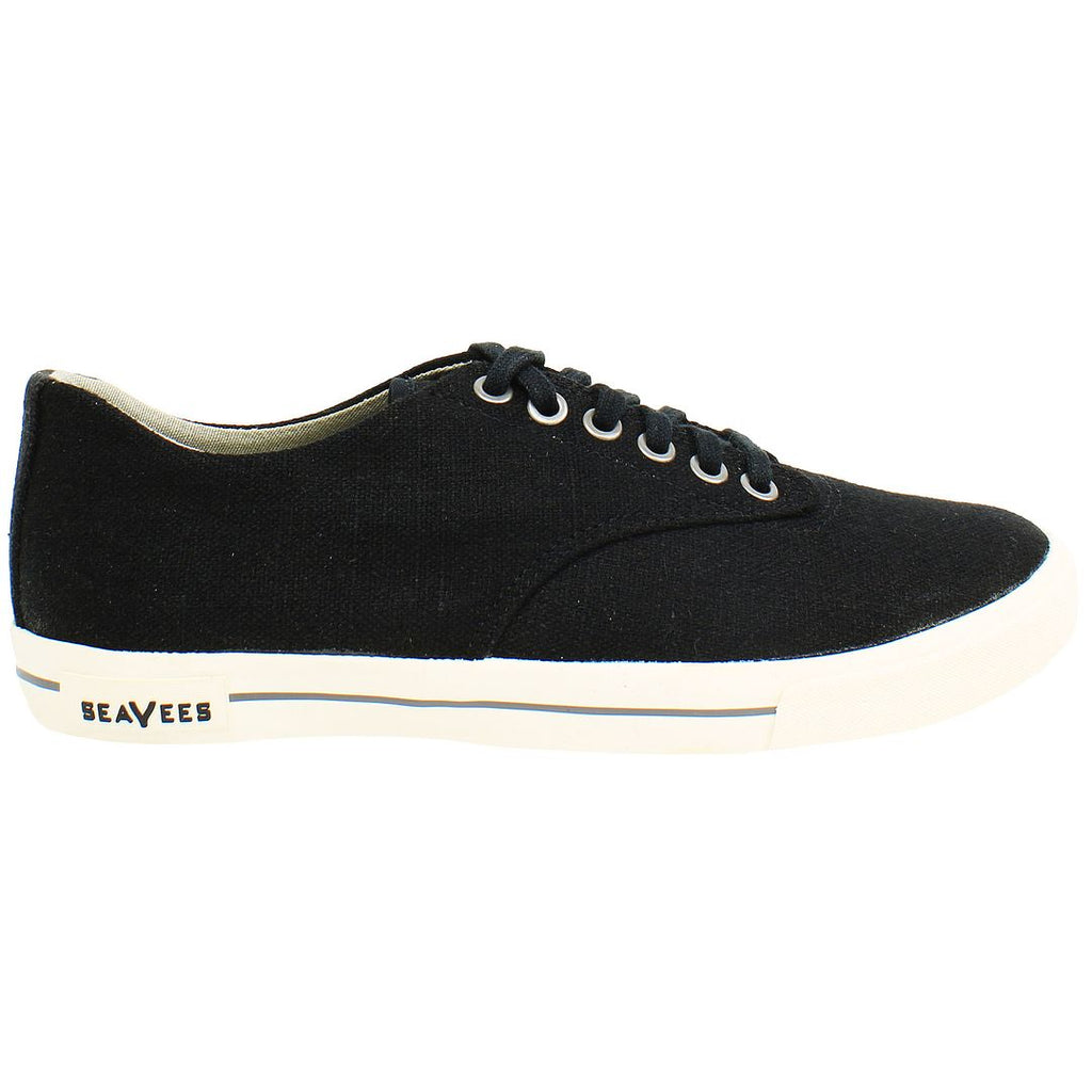 Seavees Hermosa Standard Mens Black Plimsolls