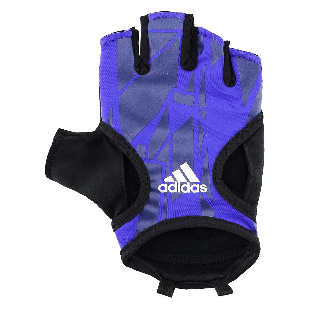 Adidas Womens Black/Purple Training Gloves