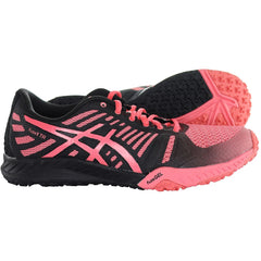 Asics FuzeX Womens Black/Orange Trainers